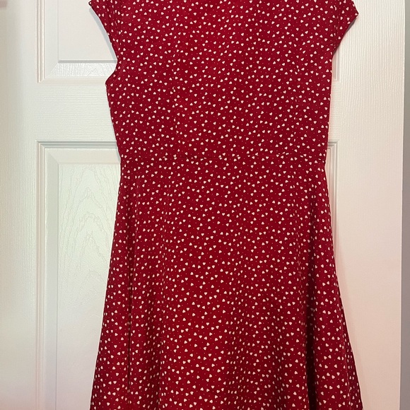 SHEIN Red Dress with heart pattern - Picture 4 of 4